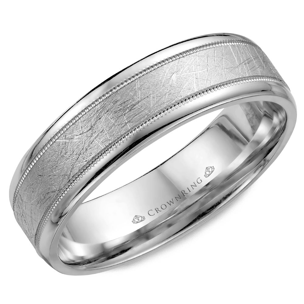 crown mens wedding bands