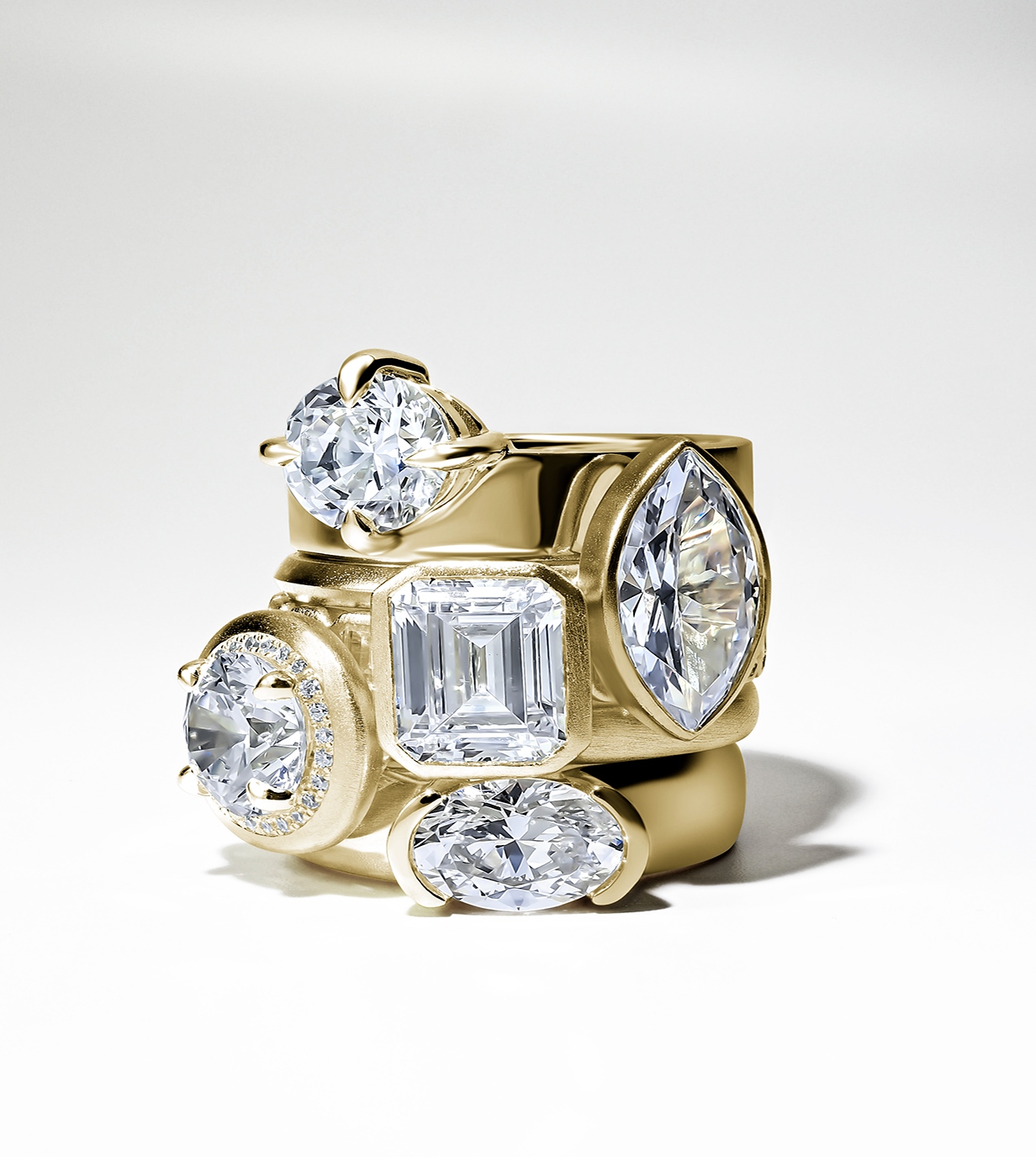 Gold and Bold: The Latest Trends in Engagement and Wedding Rings