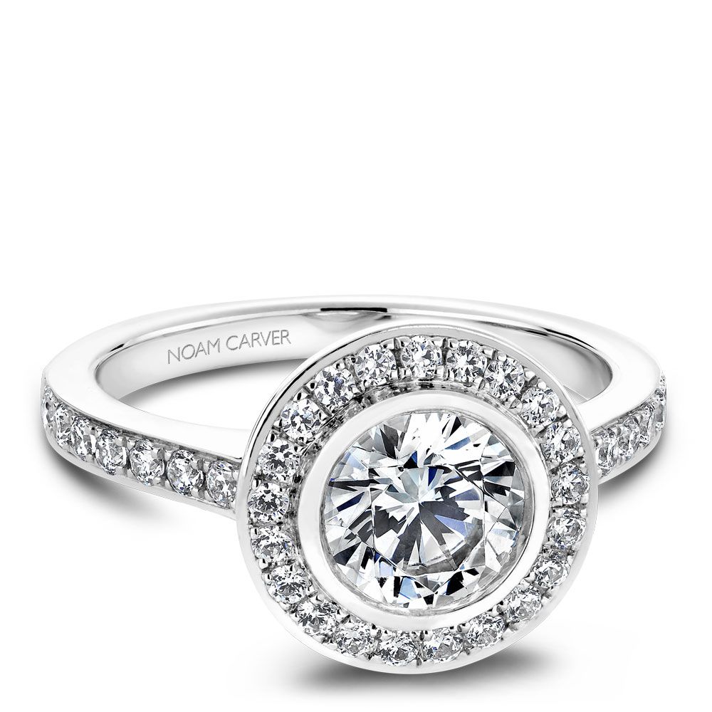 Engagement Rings B013-01WM-100A | CrownRing.com