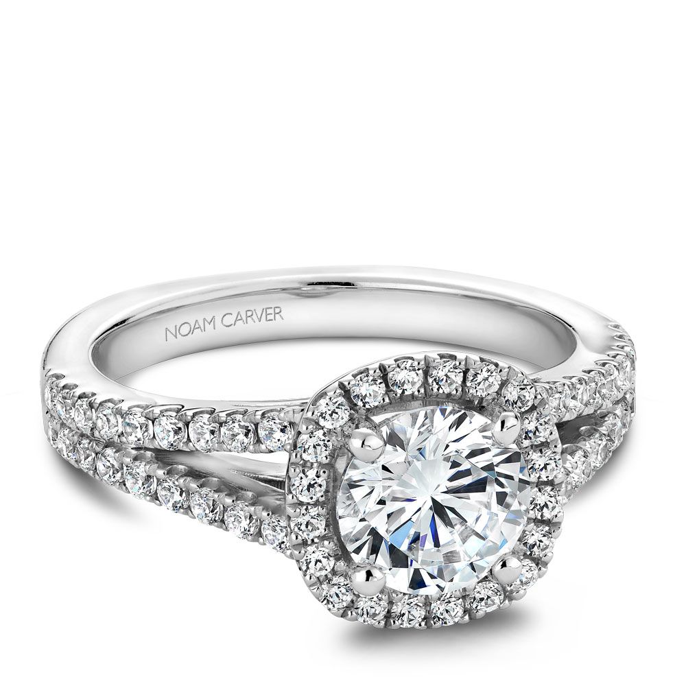 Engagement Rings B015-01WM-100A | CrownRing.com