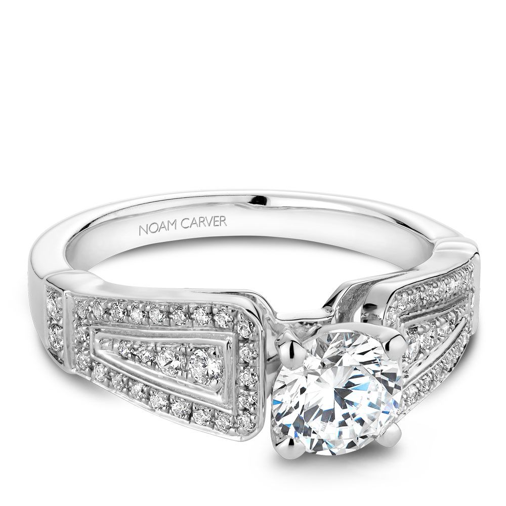 Engagement Rings B048-01WM-100A | CrownRing.com