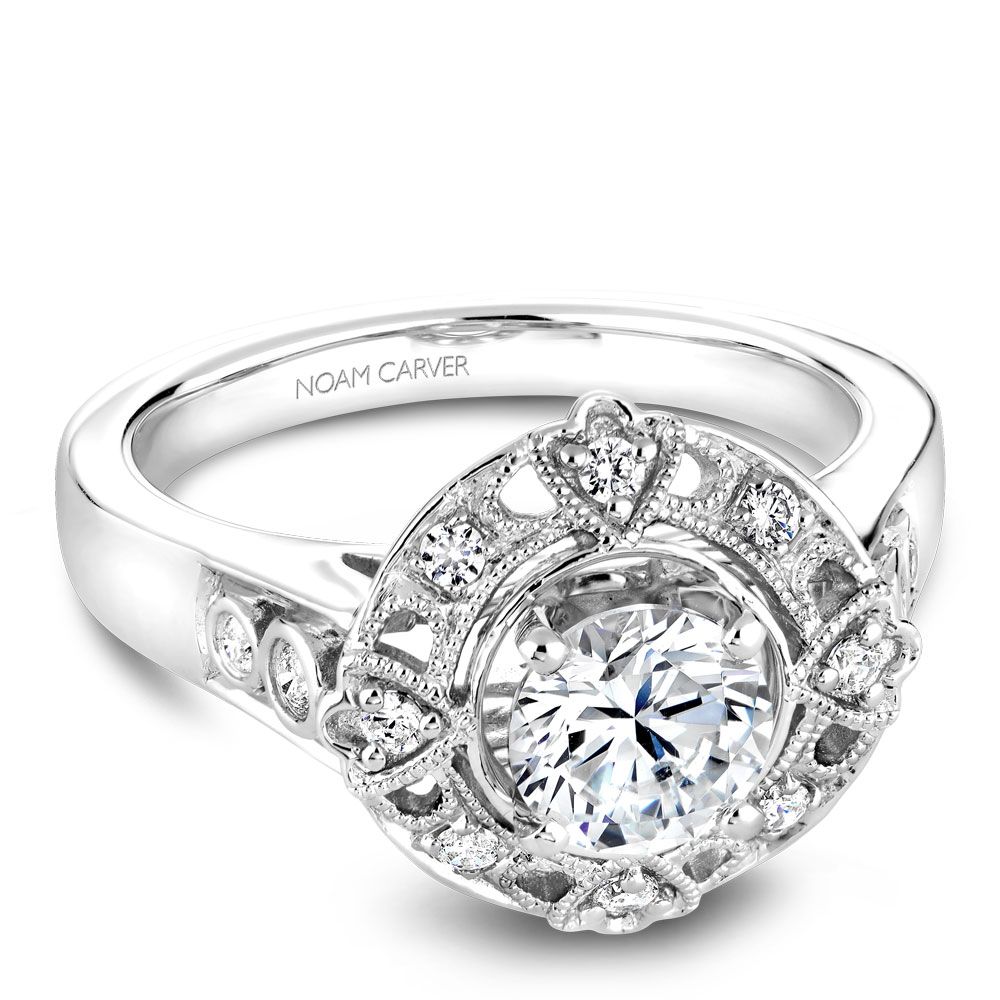 Engagement Rings B004-03WM-100A | CrownRing.com
