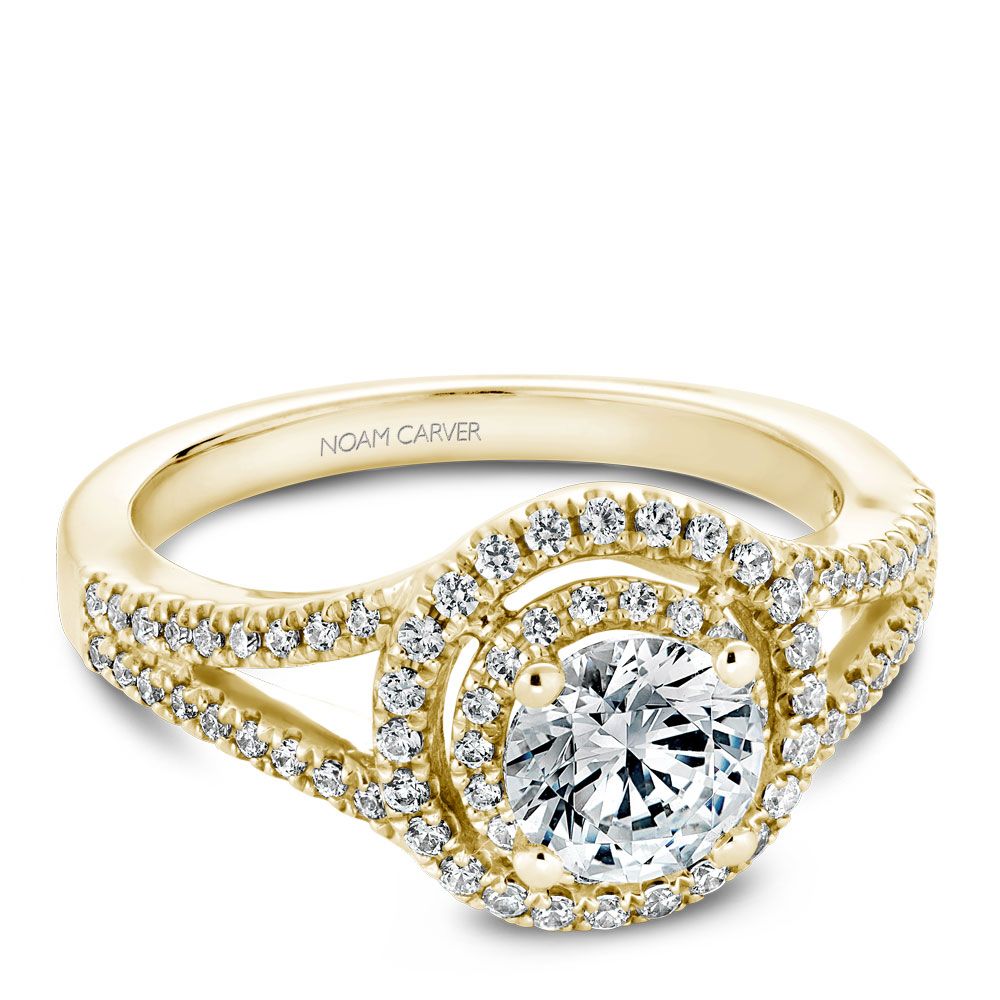 Engagement Rings B100-01YS-100A | CrownRing.com