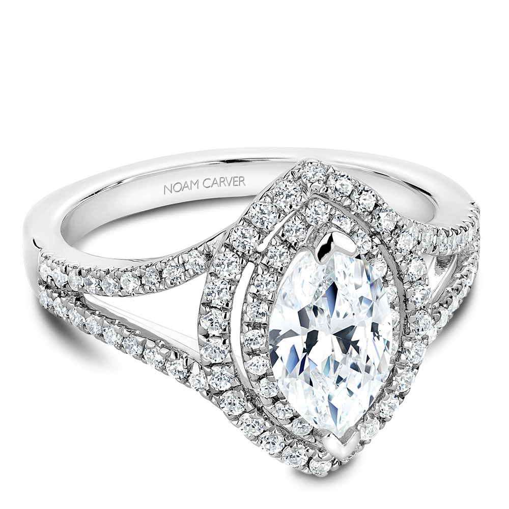 Engagement Rings B009-01RM-100A | CrownRing.com