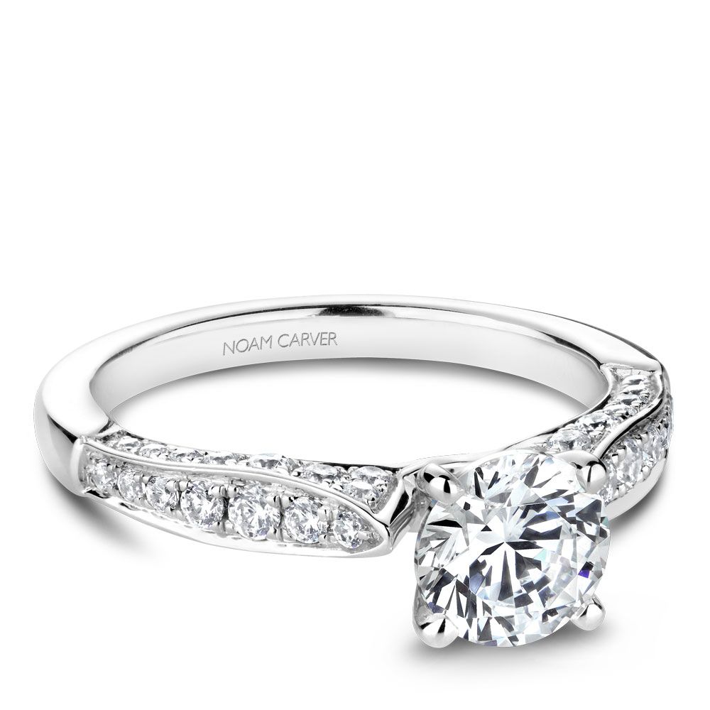 Engagement Rings B047-01WM-100A | CrownRing.com