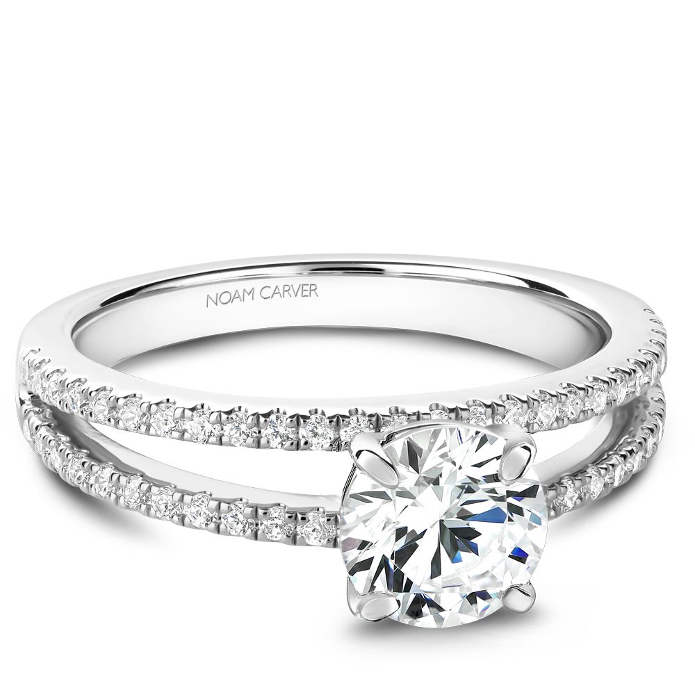 Engagement Rings B015-01WM-100A | CrownRing.com