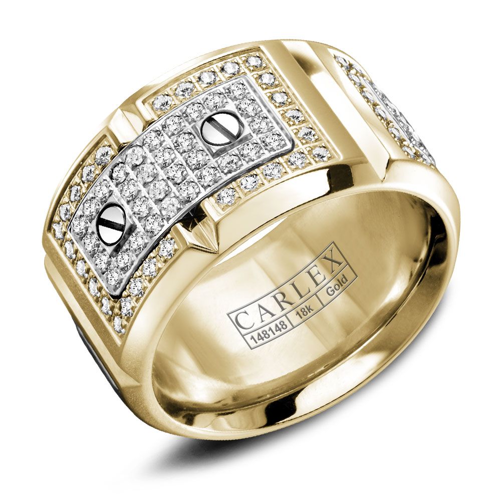 Carlex Mens Designer Ring